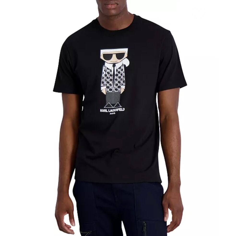 Karl Lagerfeld Paris Flat-Head Graphic T-Shirt